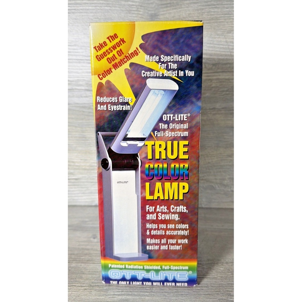 Ott Lite True Color Full-Spectrum Craft Lamp 120V Model OTL-13TCG Crafts Art